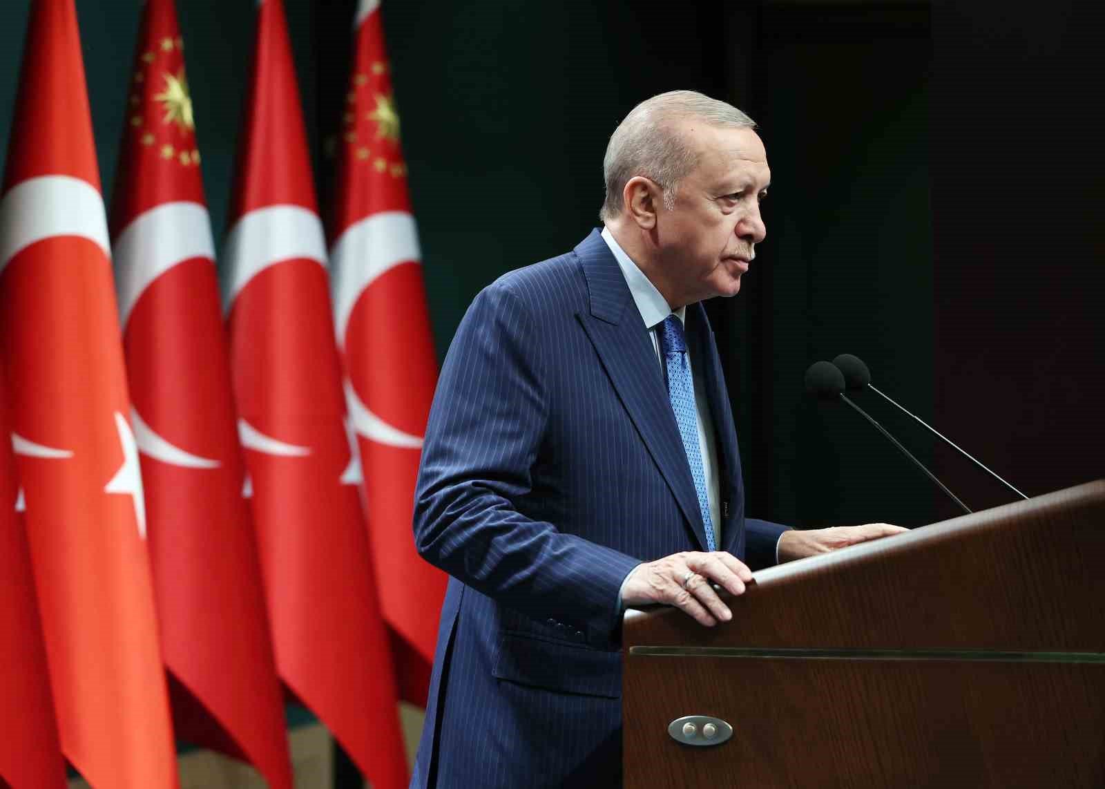 Cumhurbaşkanı Erdoğan: "Yolun sonunda kardeşlik vardır, kalkınma vardır; barış, huzur, dayanışma ve istikbali birlikte inşa etme iradesi vardır"