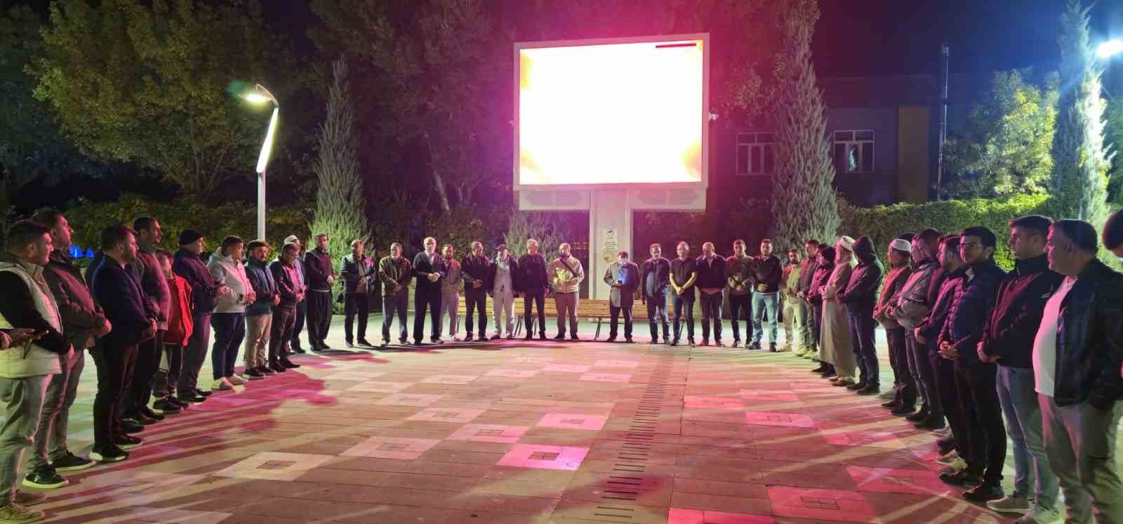 Karapınar’da Sumud Filosu’na Destek İçin Kur’an-ı Kerim Tilaveti ve Dua Programı Düzenlendi